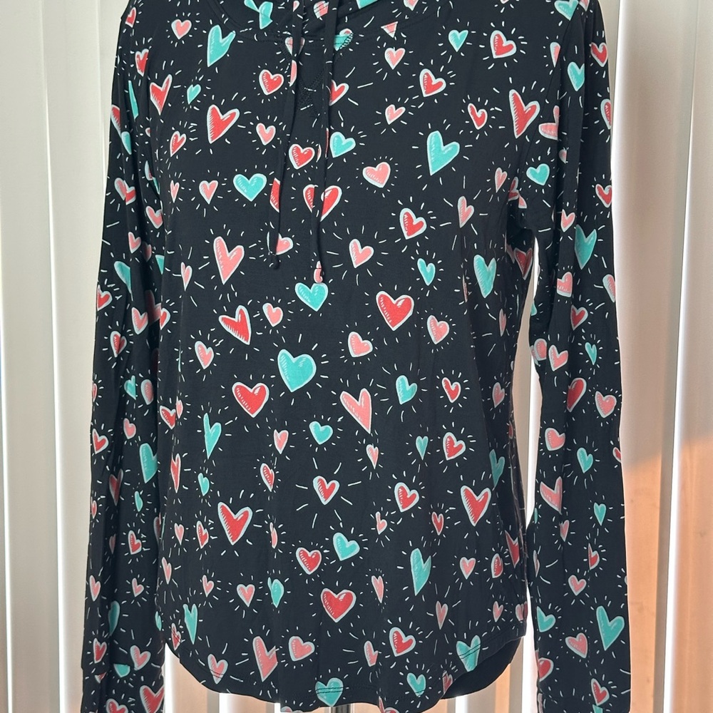 MeUndies Kids Long Sleeve Shirt with Heart Design